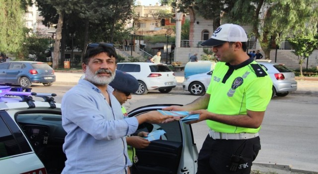 Kırıkhanda emniyet kemerinin önemini anlatan uygulama yapıldı