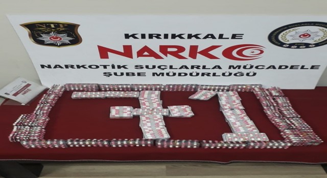 Kırıkkalede 2 bin 520 adet sentetik ecza geçirildi: 2 tutuklama