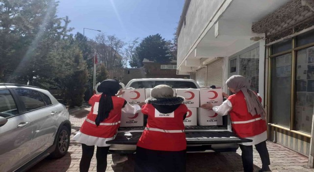 Kızılay ihtiyaç sahiplerini unutmuyor