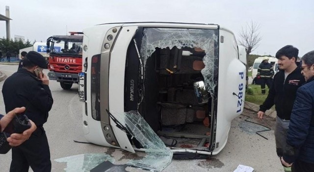Kocaelide 22 kişinin yaralandığı trafik kazasında can pazarı yaşandı