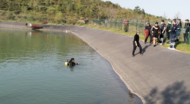 Kocaelide sulama göletine giren çocuk kayboldu