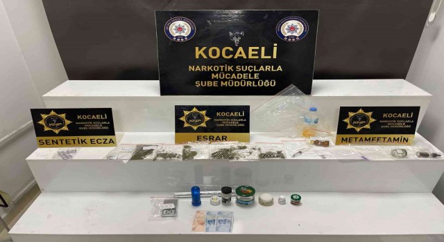 Kocaelide üç farklı uyuşturucu operasyonunda 3 kişi tutuklandı
