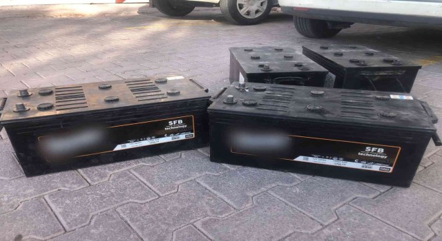 Konyada araçlardan akü hırsızlığı şüphelisi yakalandı