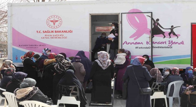 Konyada Kanser Tarama Tırı 31 ilçeyi kadınlar için gezecek