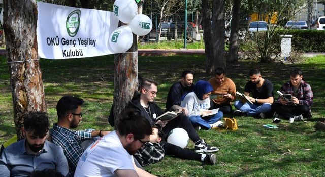 Korkut Ata Üniversitesi’nde kitap okuma etkinliği düzenlendi