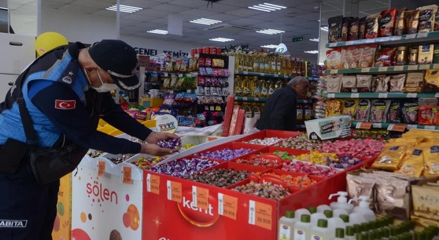 Köşkte zabıtadan bayram öncesi sıkı denetim
