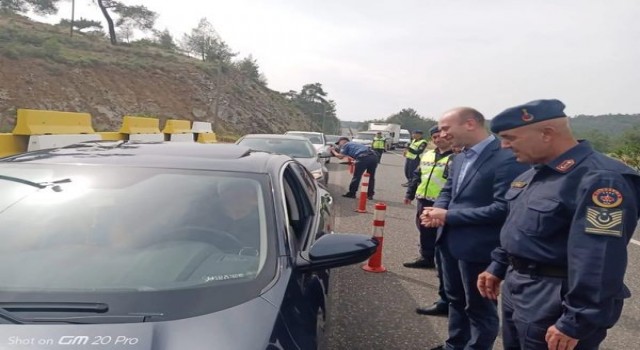 Köyceğiz Kaymakamı Maslak Bayramınız Kemerli Olsun uygulamasına katıldı