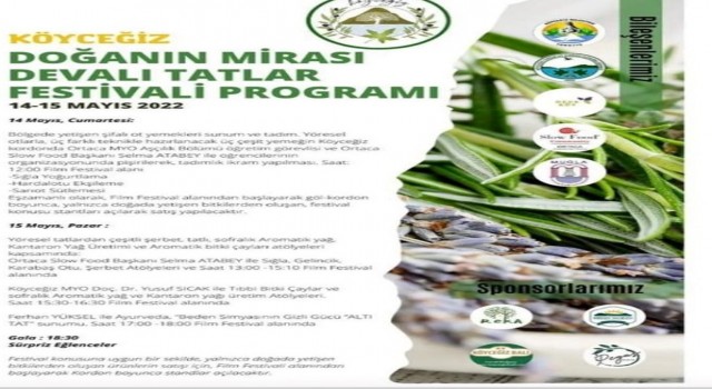 Köyceğizde Devalı Tatlar Festivali düzenleniyor