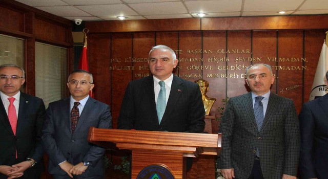 Kültür ve Turizm Bakanı Ersoy: “Rize kendini korumayı çok iyi başarmış bir yer”