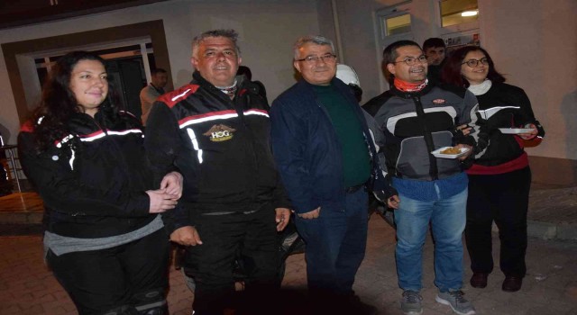 Kumlucada 10 Nisan Polis Haftasını motosiklet turuyla kutladılar