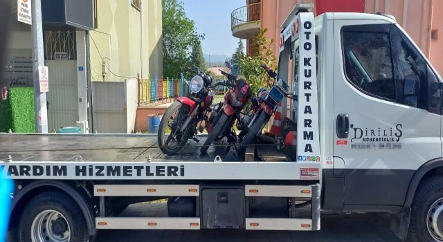Kurallara uymayan motosiklet sürücülerine ceza yağdı