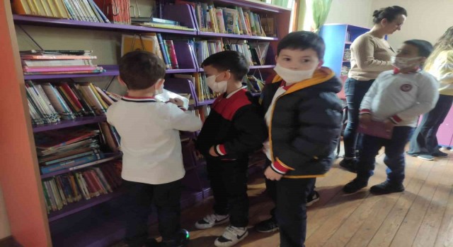 Kütüphane Haftasında öğrenciler kitapla buluştu