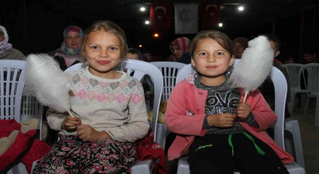 Kuyucak Belediyesi çocukları eğlendirdi