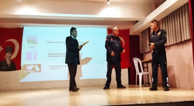 Manisada ‘Ateşin Kahramanları Alaşehirli öğrencilerle buluştu