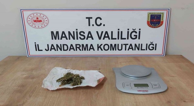 Manisada esrar operasyonu: 1 gözaltı