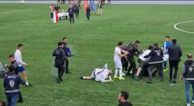 Marmariste futbol turnuvasının finaline kavga damga vurdu