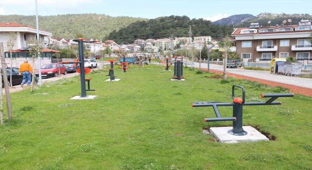 Marmaristeki 10 dönümlük parkta sona gelindi
