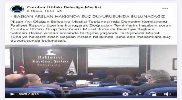Mecliste kes şunun sesini tartışması