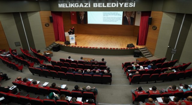 Melikgazi personeline yangın eğitimi