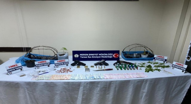 Mersinde uyuşturucu satıcılarına operasyon: 2 gözaltı