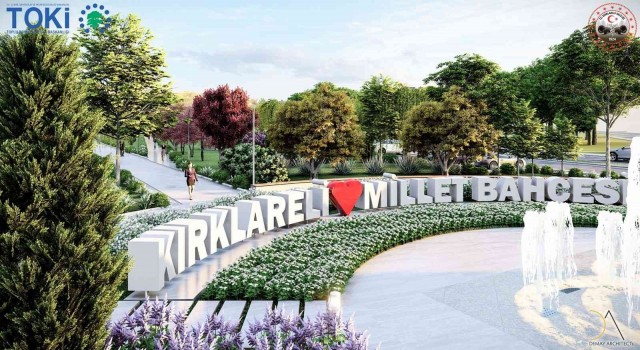 Millet Bahçesi inşaatı Kırklarelinde başladı
