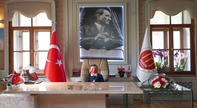 Minik Başkan Zeynep Berranın tek isteği yeşil alan ve park