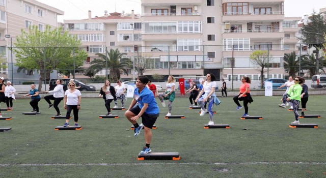 Mudanya Belediyesinden açık havada spor etkinliği