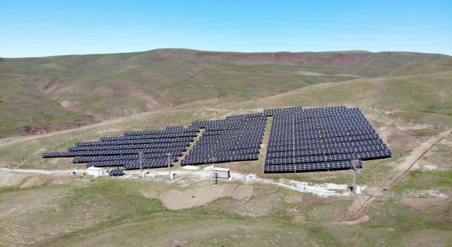 Muşta kurulan GES ile enerji üretimine katkı sağlanıyor