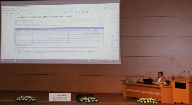 NEVÜde TKDK Proje Hazırlama eğitimi başladı