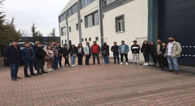 NEVÜlü Öğrencileri NEVPA Gıda ve OMS Makinaya teknik gezi düzenledi