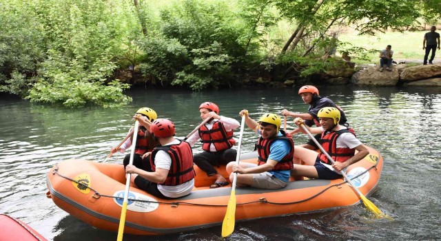 Nusaybinde Rafting Okul Sporları Şampiyonası grup müsabakaları sona erdi