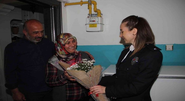 Oltu polislerinden anlamlı ziyaret