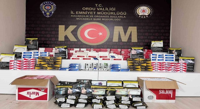 Orduda kaçak tütüne karşı mücadele