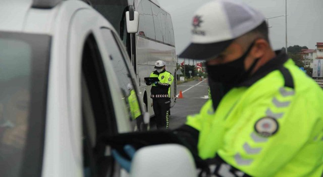 Orduda trafik denetimleri hız kesmiyor