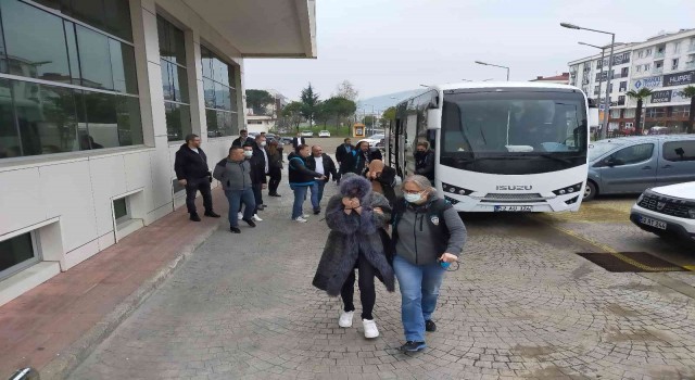 Ordudaki fuhuş operasyonunda şüpheliler adliyede