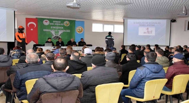 Orman işçilerine “İş Sağlığı ve Güvenliği Eğitimi” verildi