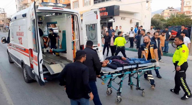 Osmaniyede otomobilin çarptığı yaya ağır yaralandı