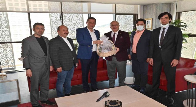 Özkasaptan Başkan Ergüne ihracat bilgilendirmesi