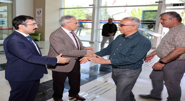 Pandemi sonrası GAÜNde ilk bayramlaşma töreni