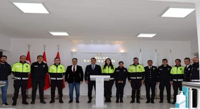 Polis teşkilatından kaymakama ziyaret