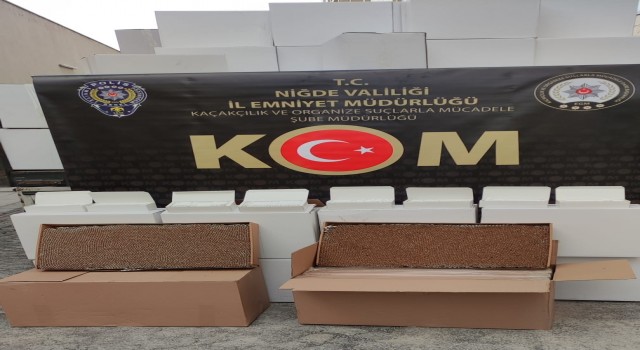 Polisin durdurduğu tırda 11 milyon makaron ele geçirildi
