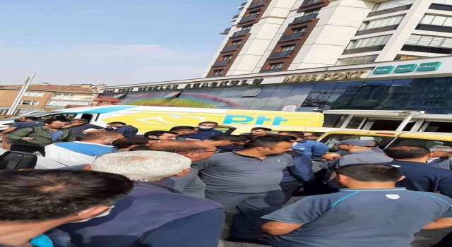 PTT çalışanları eylemde