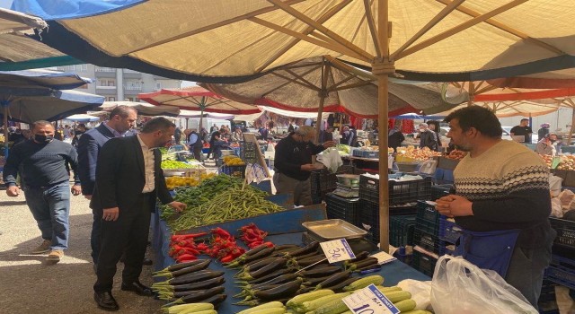 Pursaklar Belediye Başkanı Çetinden pazarlara Ramazan ayı denetimi