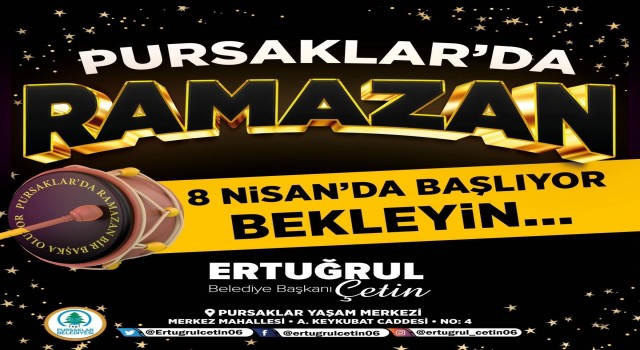 Pursaklarda Ramazan eğlenceleri başlıyor