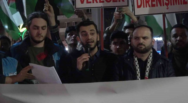 Rizede Filistine destek gösterisi