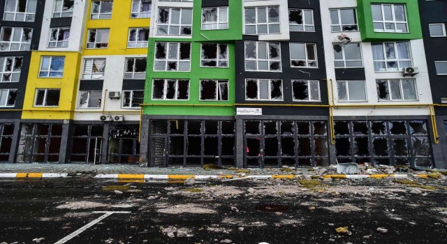 Rus ordusundan temizlenen Irpinin son hali görüntülendi