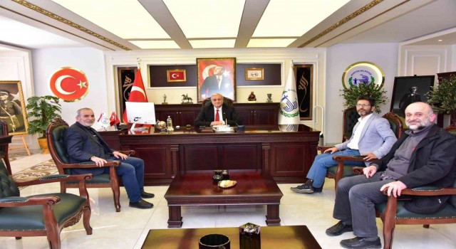 Saadet Partisinden Başkan Bakkalcıoğluna ziyaret