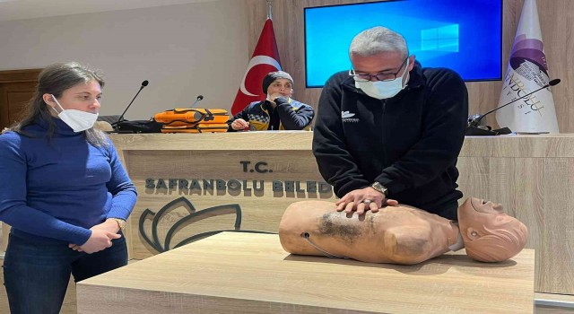 Safranboluda işletme personeline ilk yardım eğitimi verildi