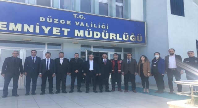 Sağlıkçılardan Polislere 10 Nisan ziyareti