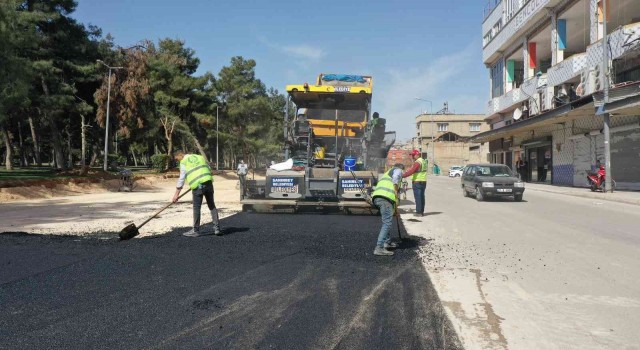 Şahinbeyde asfalt çalışmaları sürüyor